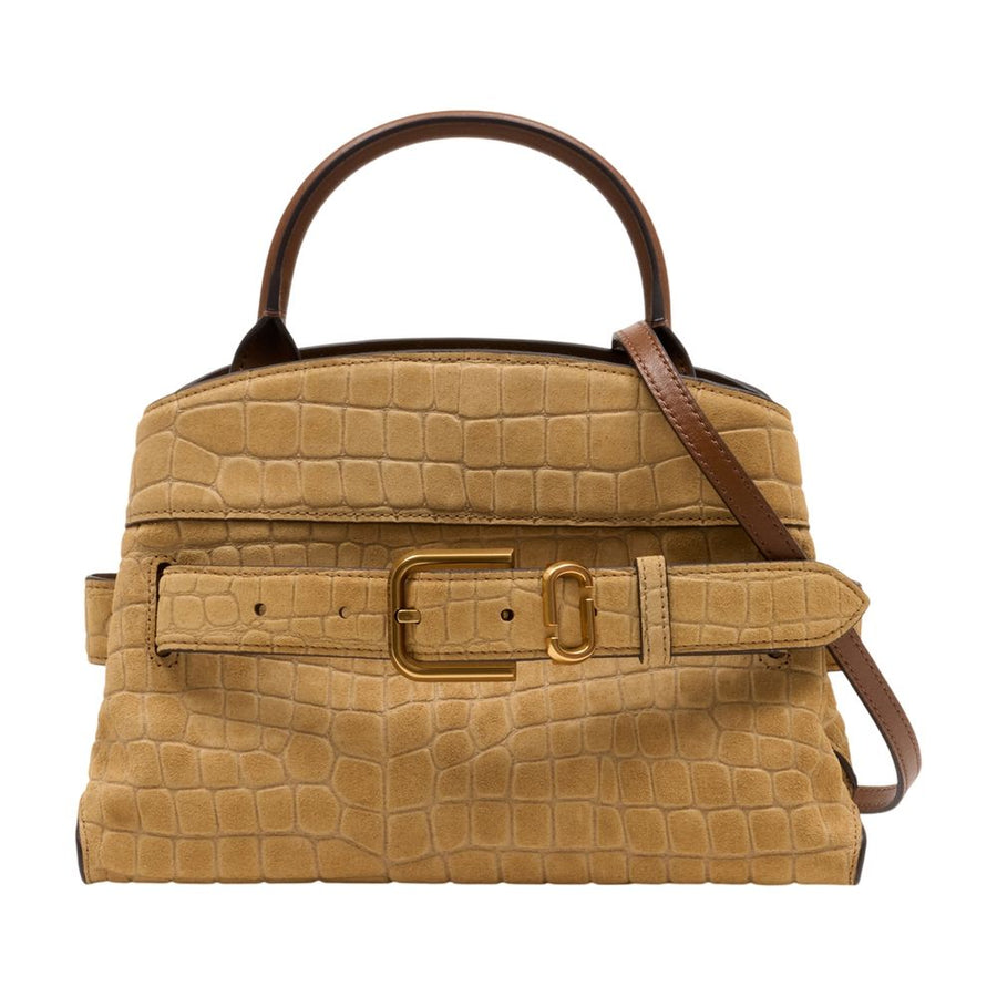 Marc Jacobs cowhide top handle bag in brown