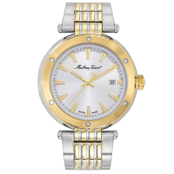 Mathey Tissot Stainless steel case watch in silver