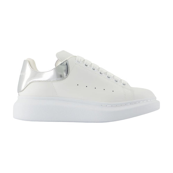 Alexander McQueen Exotic leather sneaker in white