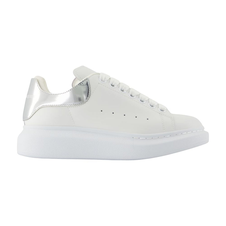 Alexander McQueen Exotic leather sneaker in white