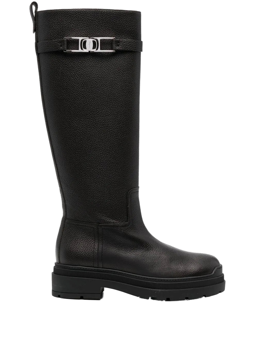 Ferragamo Calf leather boots in black