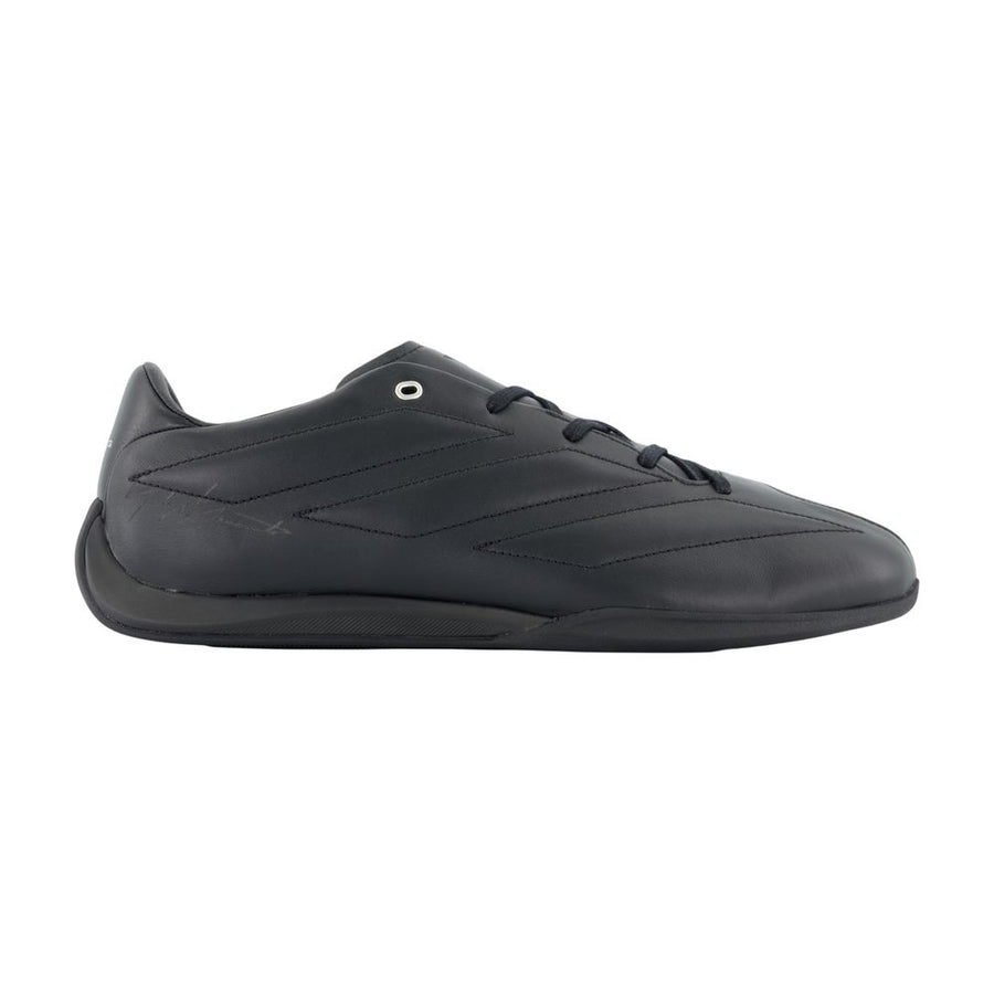 Y-3 calfskin sneaker in black