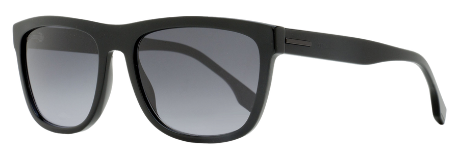 Boss Classic Rectangular Sunglasses B1439-S 8079o Black 58mm Plastic (acetate)
