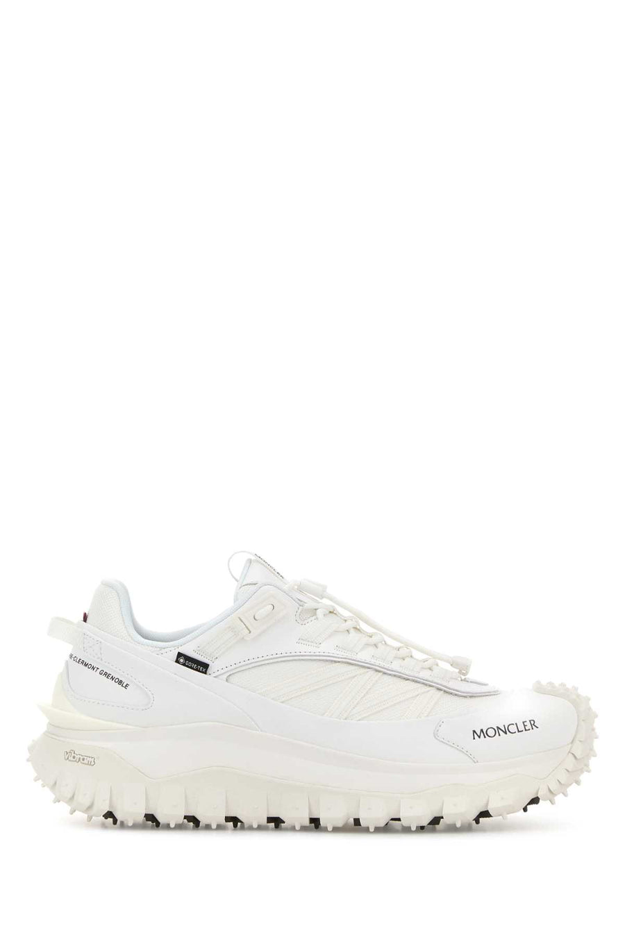 Moncler Sneakers Exterior: Fabric sneaker in white