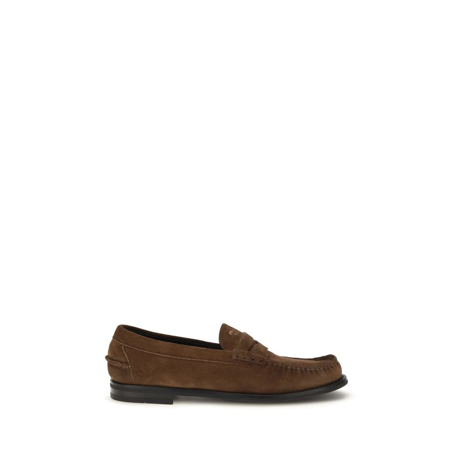 Prada Upper 100% Suede loafer in brown