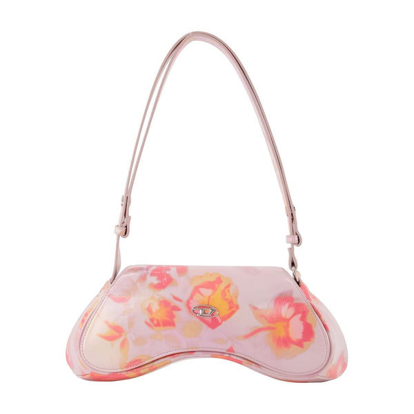Diesel Faux leather shoulder bag in pink