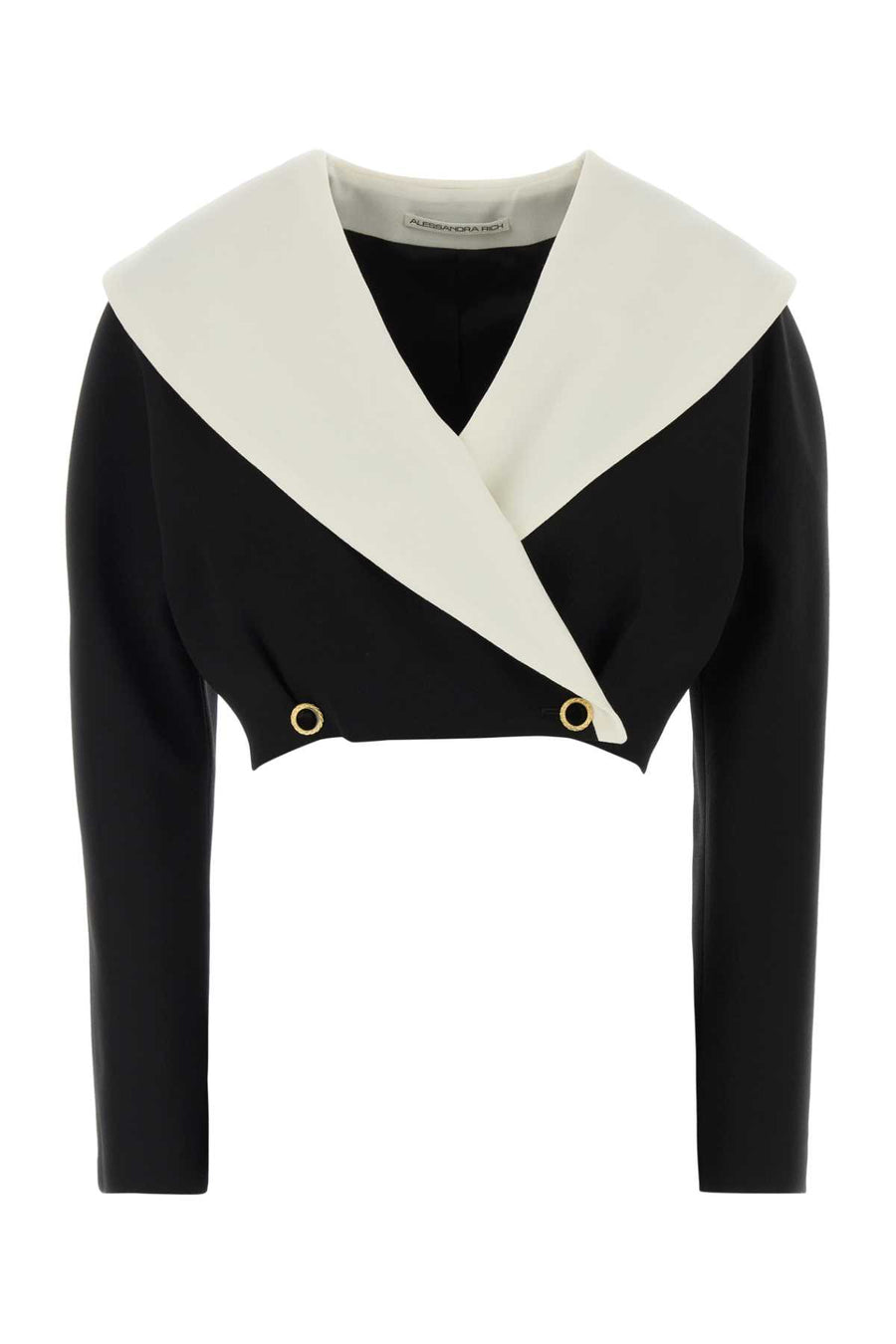 Black Stretch Crepe Blazer Giacche E Gilet