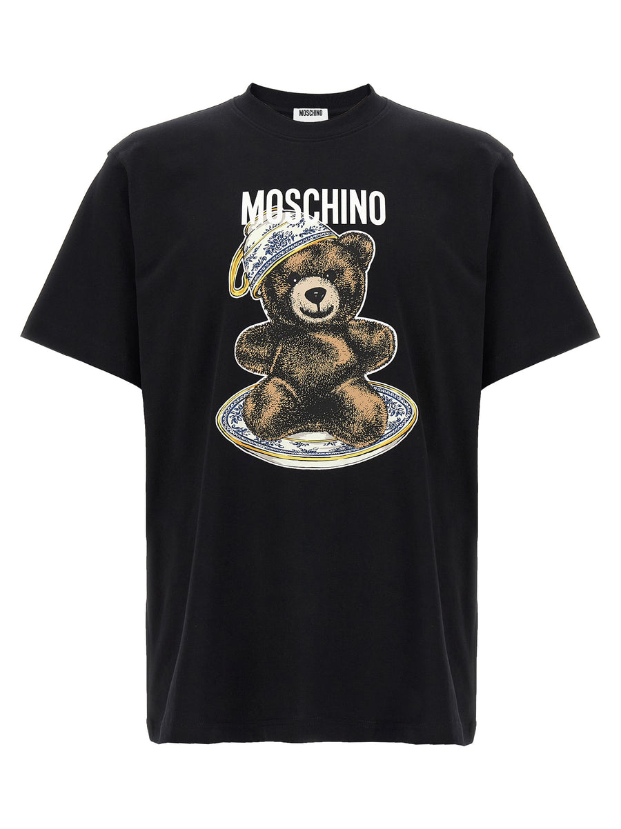 Moschino 100% cotton t-shirt in black