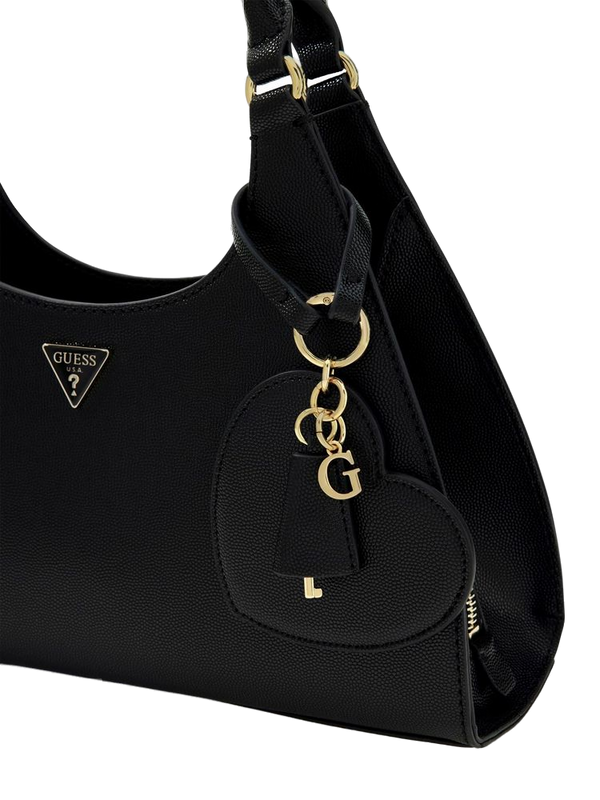 Guess 100% Polyurethane shoulder bag in black