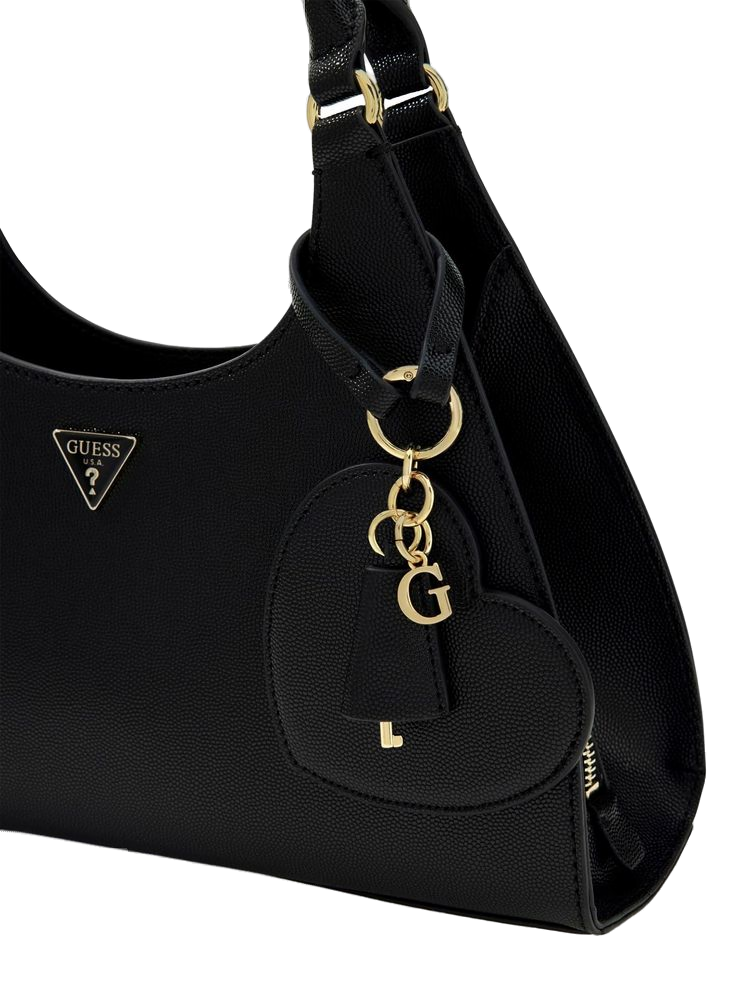 Guess 100% Polyurethane shoulder bag in black