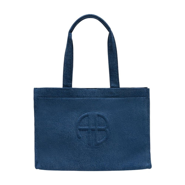 Anine Bing Cotton tote bag in blue