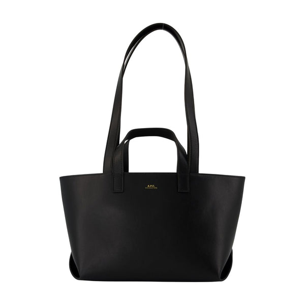 A.P.C. Cowhide shoulder bag in black