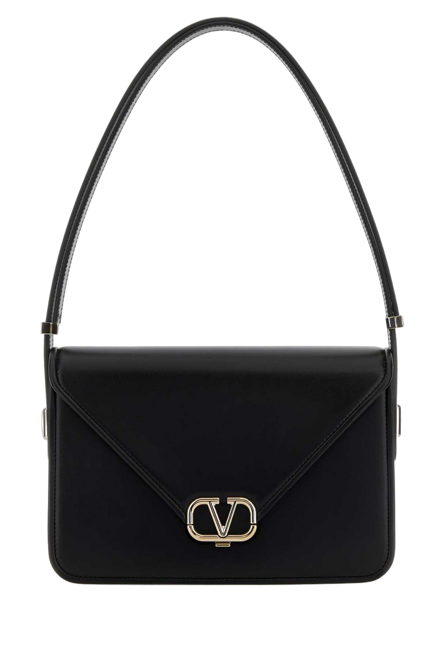 Valentino Garavani Exterior: 100% Leather shoulder bag in black