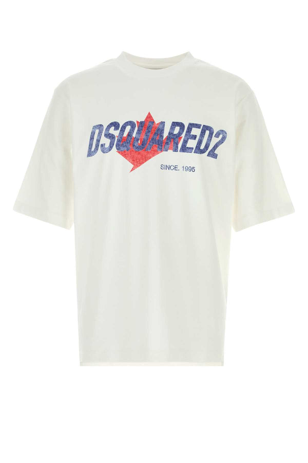 Dsquared2 100% Cotton t-shirt in white