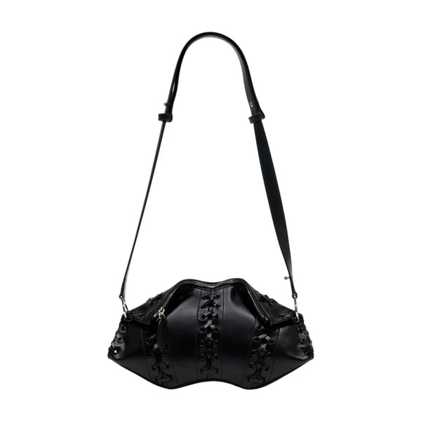 Alexander McQueen Exotic leather clutch in black