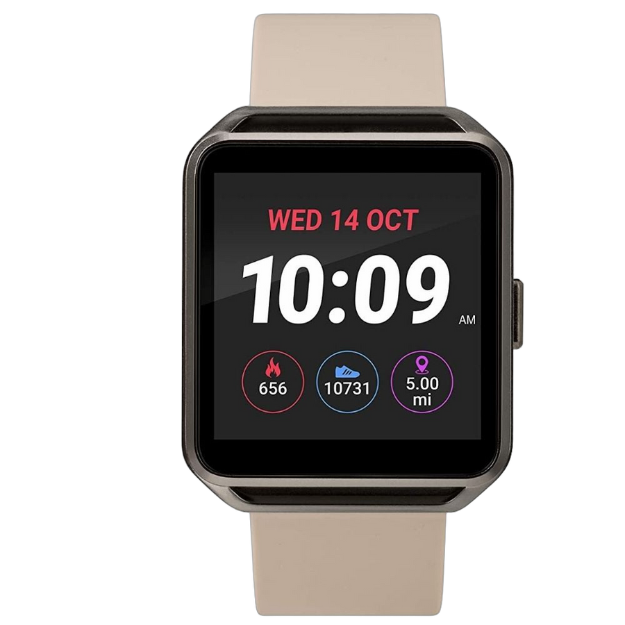 Timex Stainless steel case smart watch in black