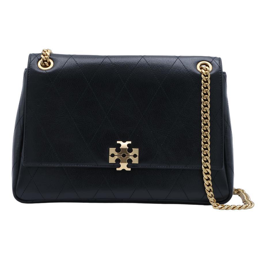 Tory Burch Leather shoulder bag in black
