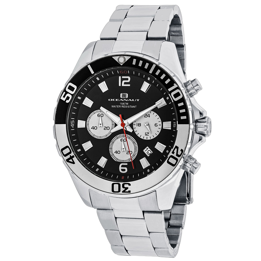 Oceanaut Stainless steel case watch in black