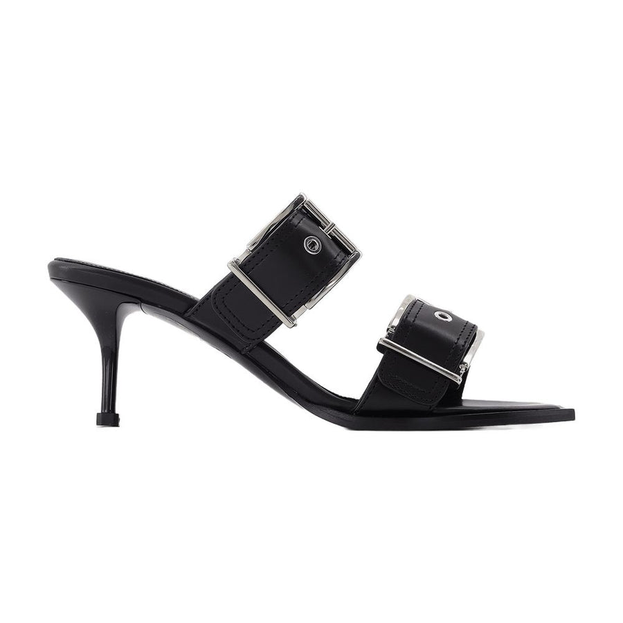 Alexander McQueen Leather pump in black