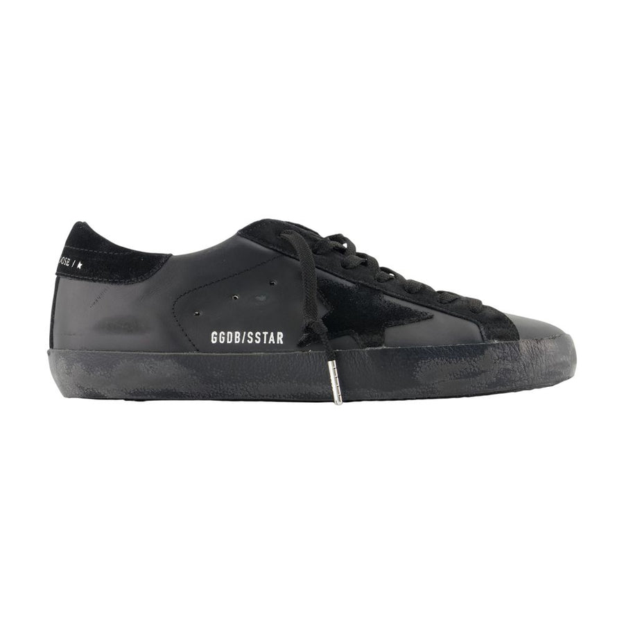 Golden Goose Deluxe Brand Calfskin sneaker in black