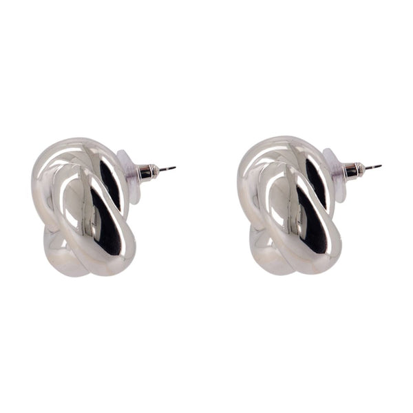 Self-Portrait Metal earrings in silver
