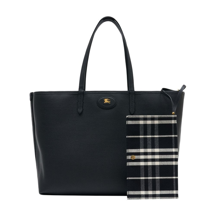 Burberry Calfskin tote bag in black