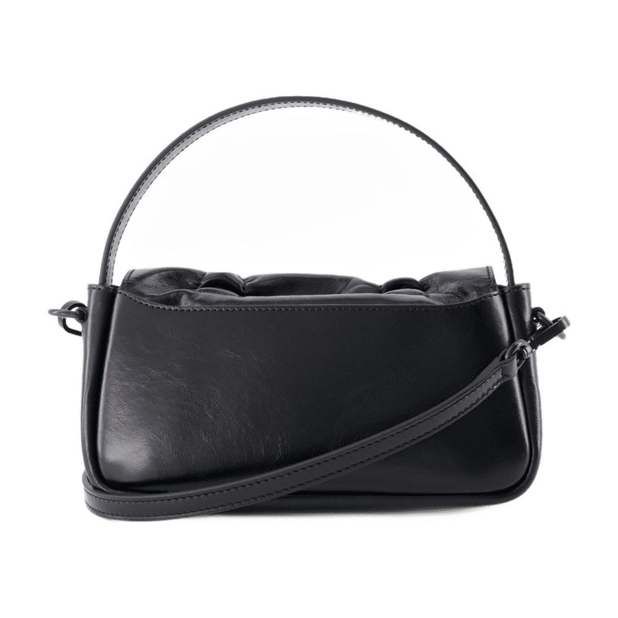 Acne Studios calfskin crossbody bag in black
