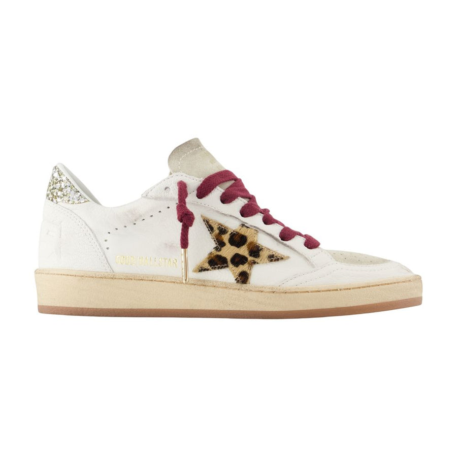 Golden Goose Deluxe Brand goatskin sneaker in white