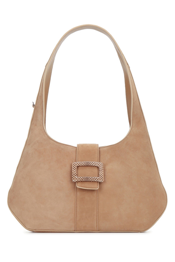 Belle Vivier Covered Hobo Small S812tabaccoc806cappuccinoc808biscottom Borse A Mano