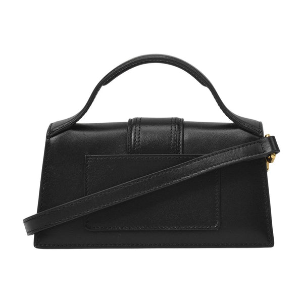 Jacquemus cowhide top handle bag in black