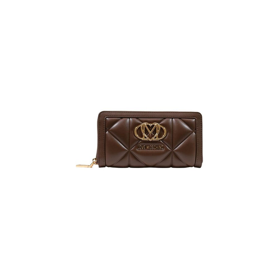 Love Moschino 100% Polyurethane wallet in brown