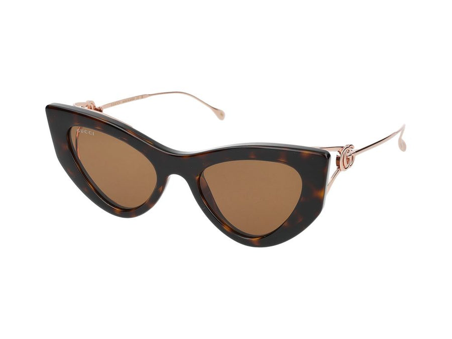 Gucci GG1565S Injected acetate sunglasses in havana