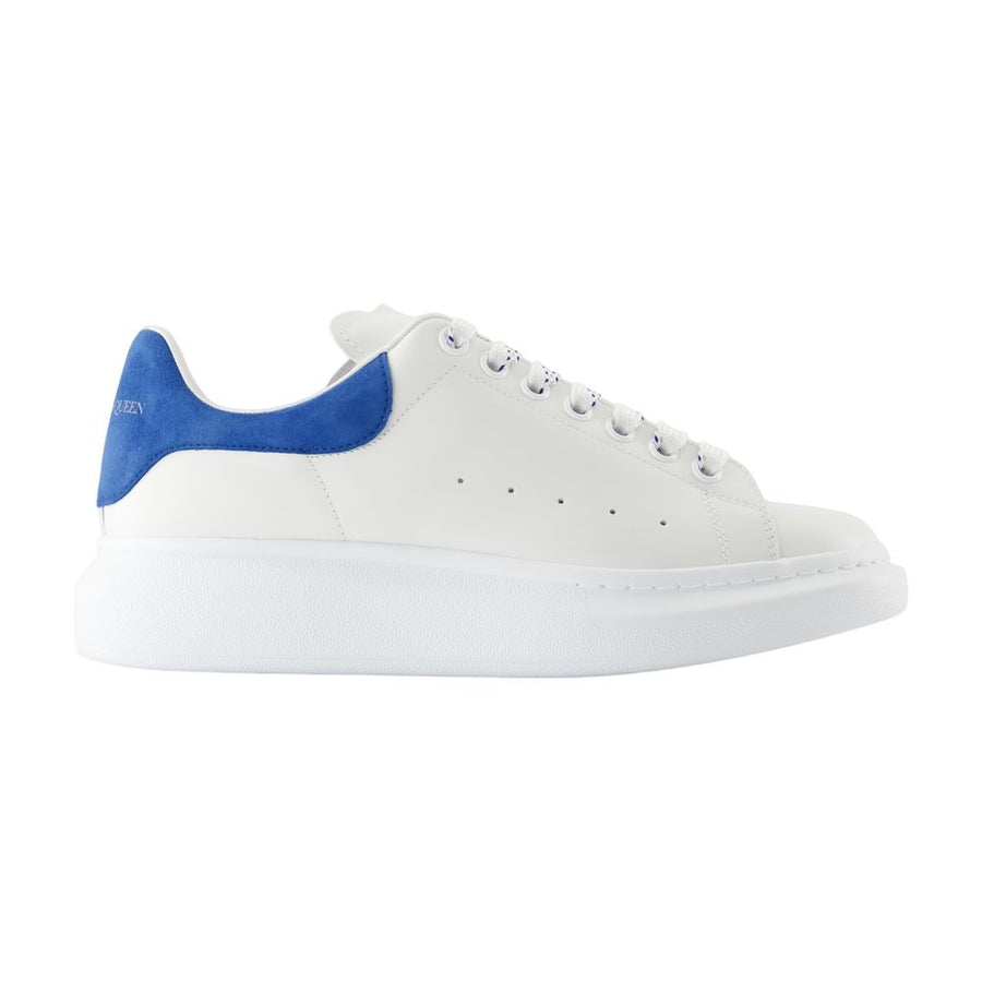 Alexander McQueen calfskin sneaker in white