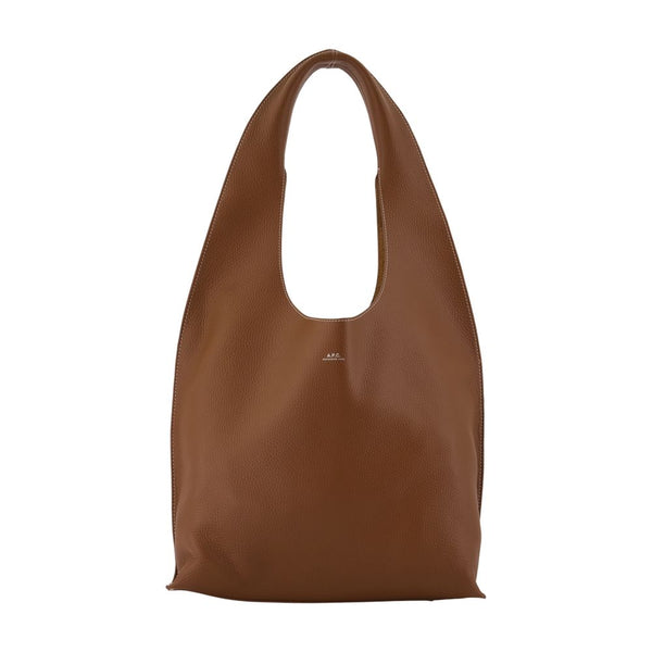 A.P.C. Cowhide shoulder bag in brown
