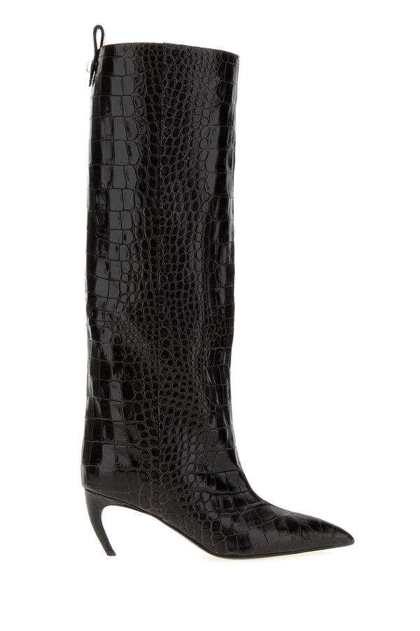 The Attico Exterior: 100% Leather; Interior: 100% Leather; Sole: Leather boot in black