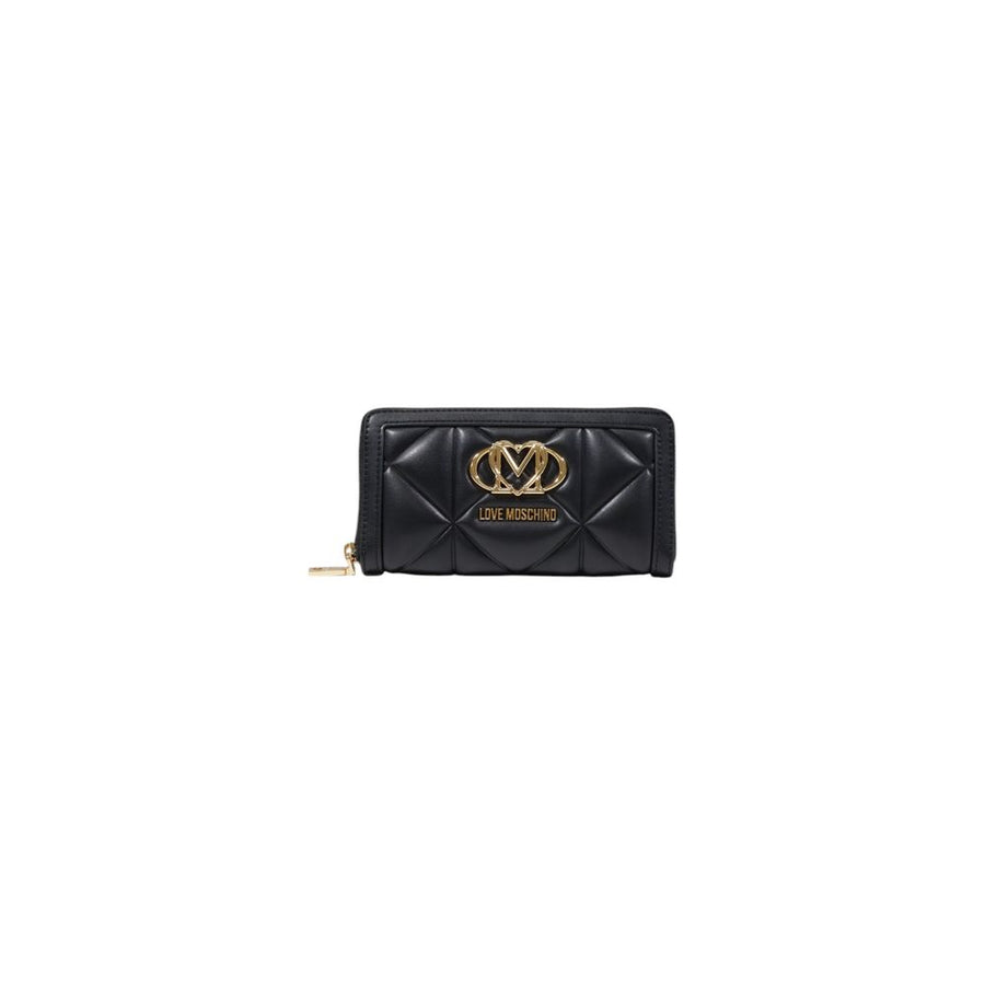 Love Moschino Polyurethane wallet in black