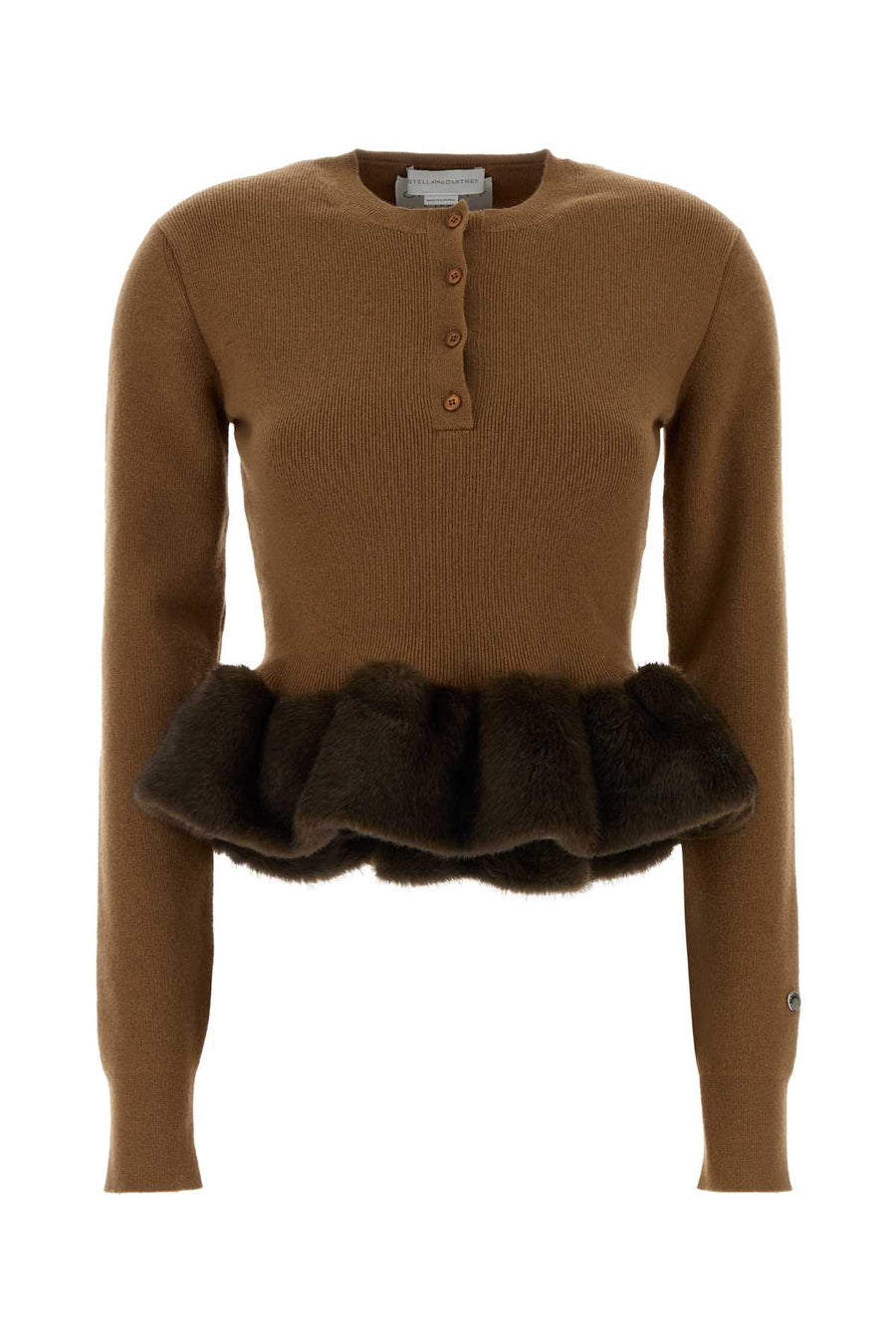 Camel Exterior: Wool Nylon Elastane Maglie