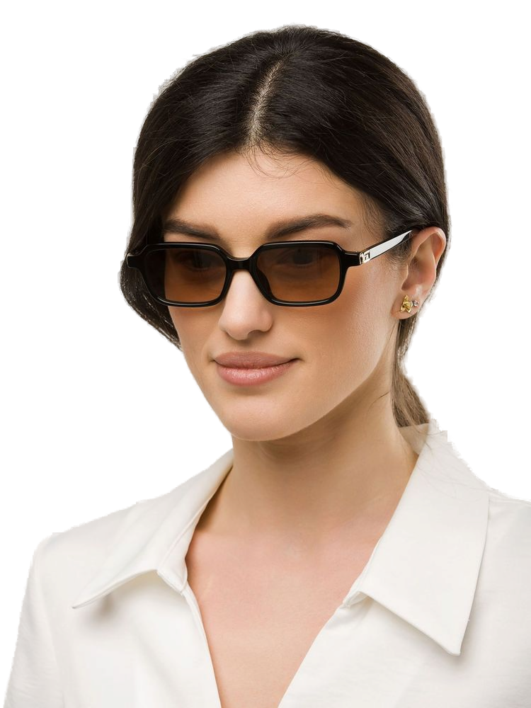 Furla SFU971 Acetate frame sunglasses in black