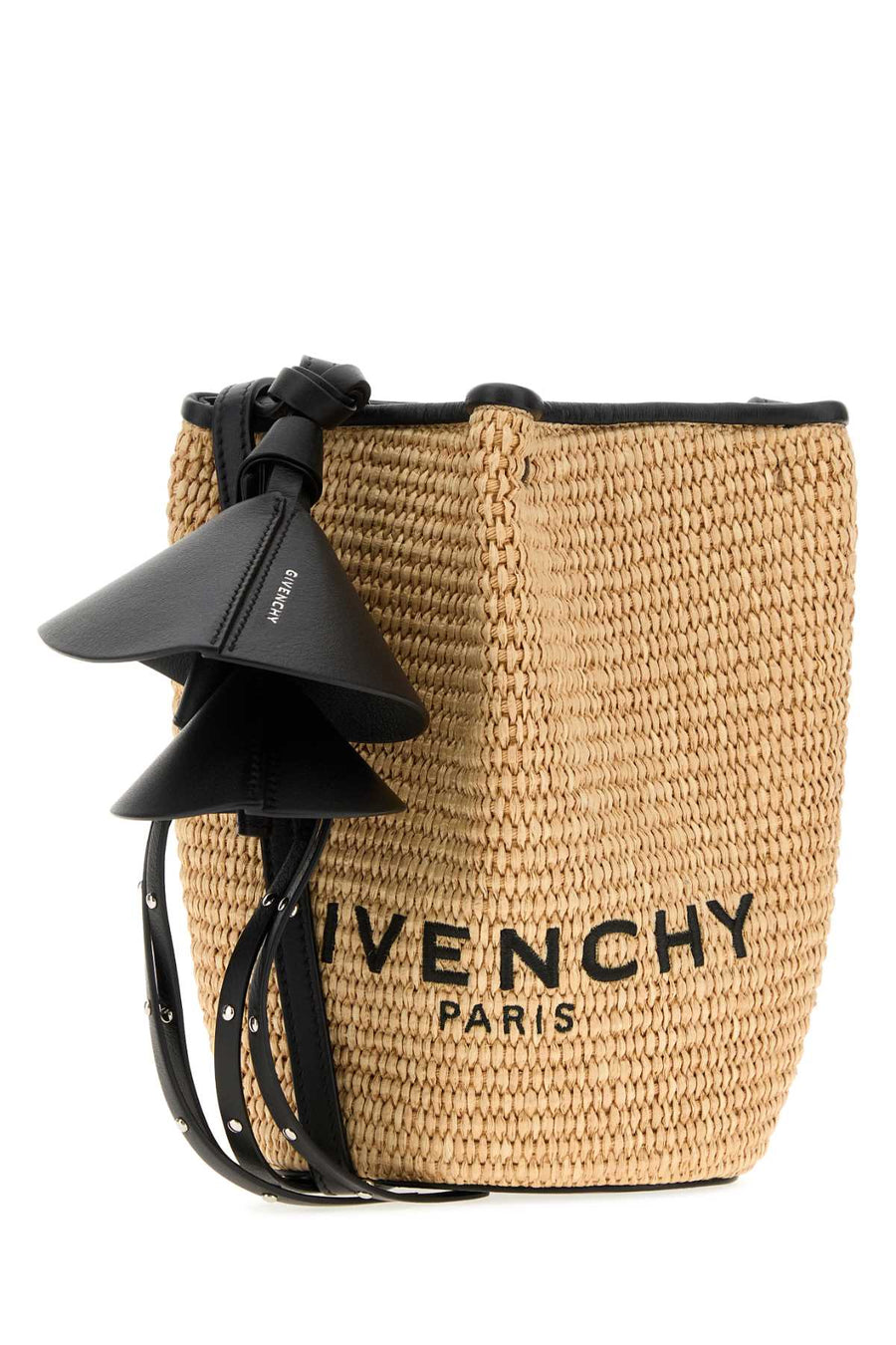 Raffia Nano Span Bucket Bag Natural Borse A Tracolla