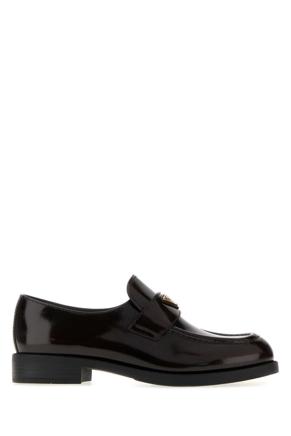 Prada Exterior: 100% Leather loafer in brown