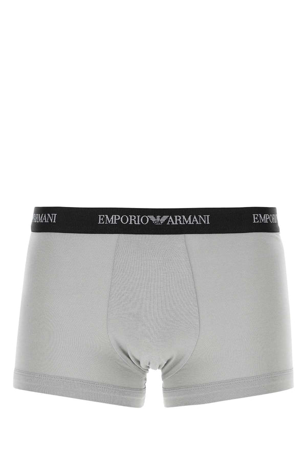 Emporio Armani 95% Cotton boxer briefs in gray