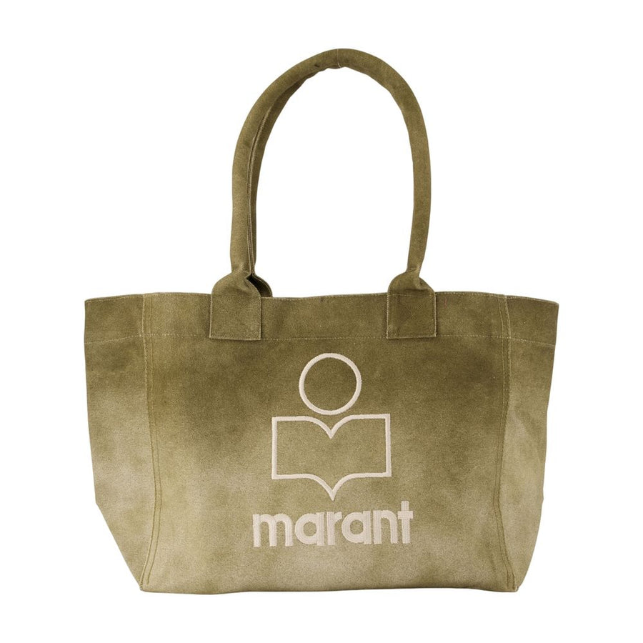 Isabel Marant cotton tote bag in khaki