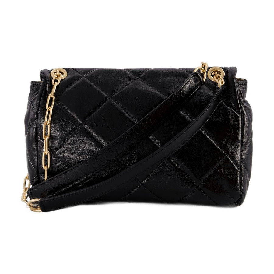 Vanessa Bruno calfskin shoulder bag in black