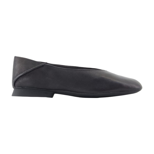 Camper Cowhide ballerinas in black