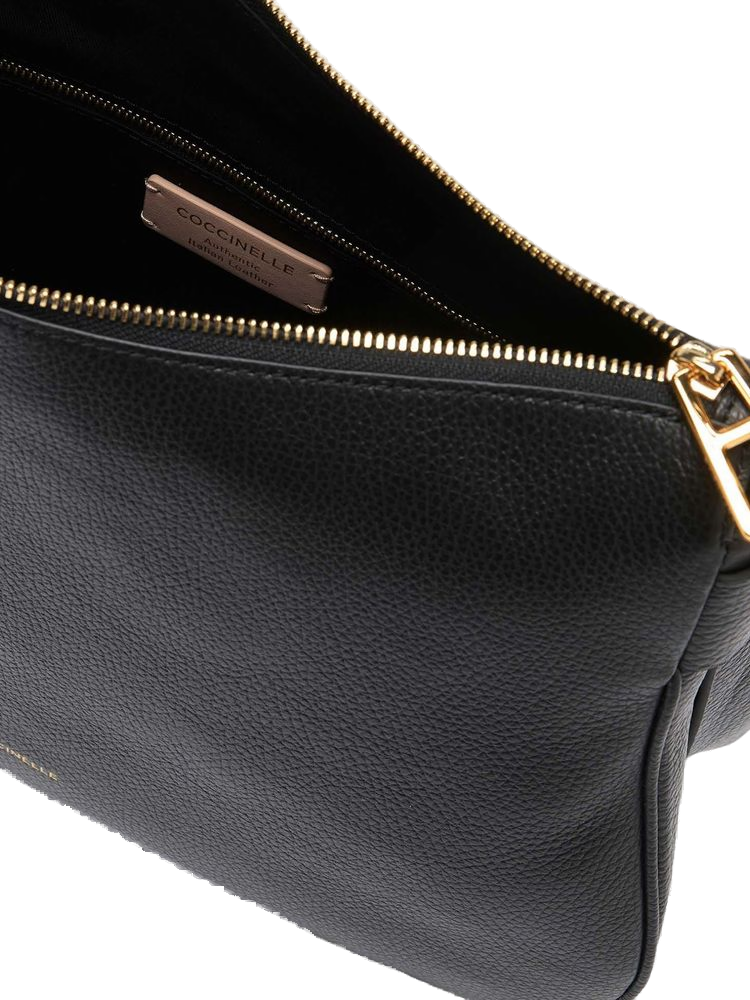Coccinelle 100% Cowhide shoulder bag in black