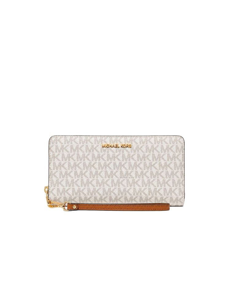 Michael Kors Wallet Vanilla 89.coated Canvas Bags /