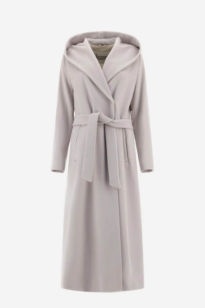 Herno 100% wool coat in beige