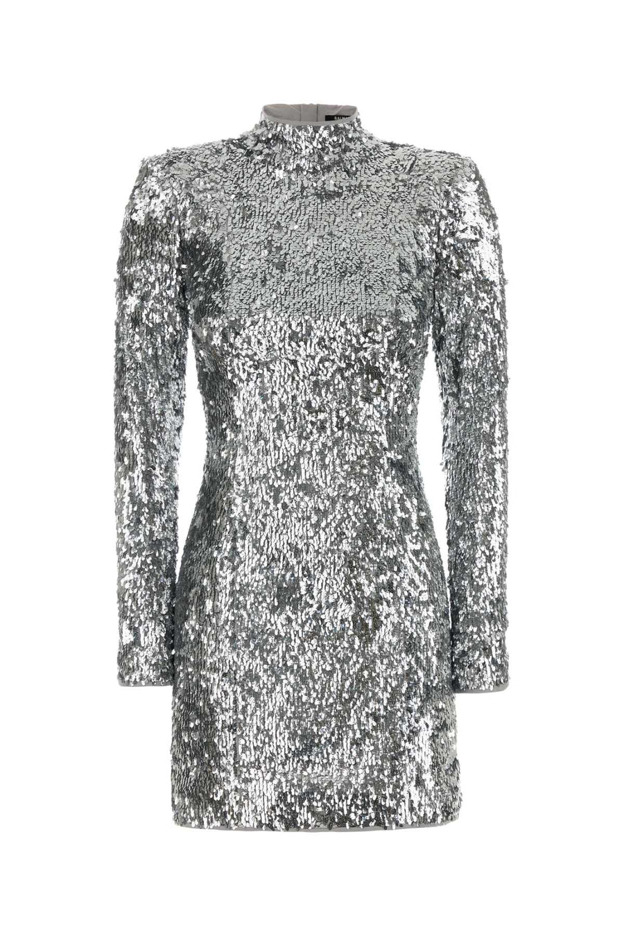 Silver Sequins Mini Dress 9fc Argenté Abiti
