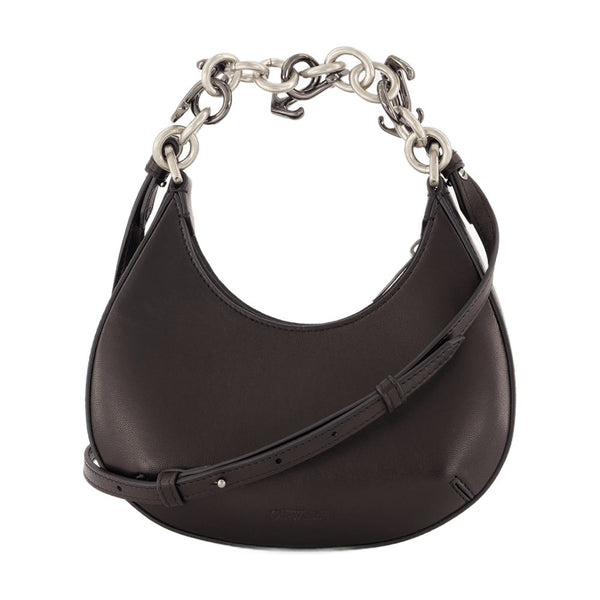 Off-White Lambskin shoulder bag in black