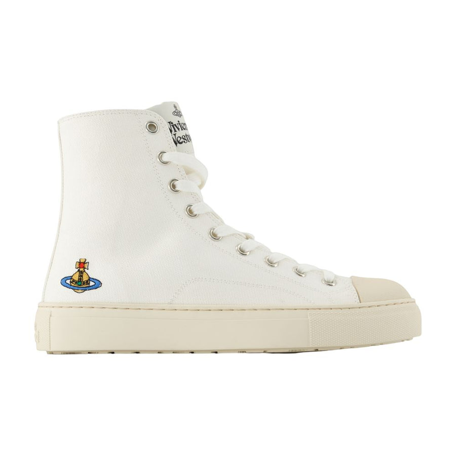 Vivienne Westwood Cotton high-top sneaker in white